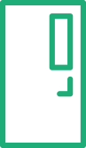 door with small window icon